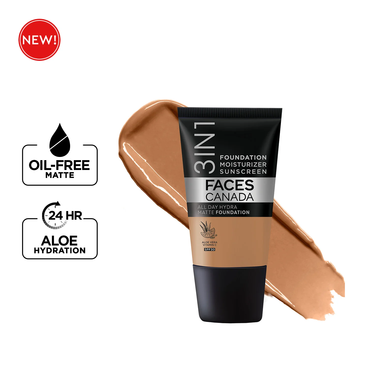 3 in 1 All Day Hydra Matte Mini Foundation