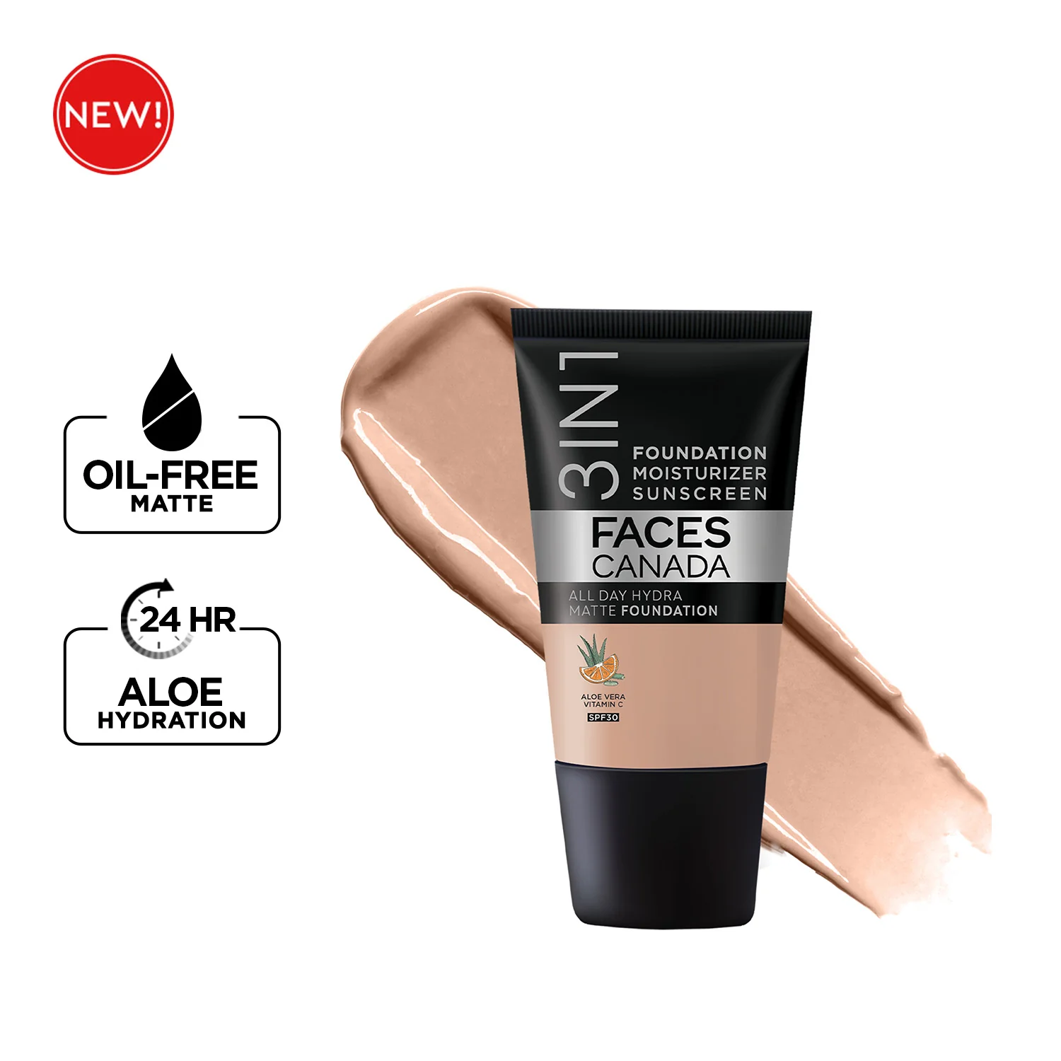 3 in 1 All Day Hydra Matte Mini Foundation - Image 2