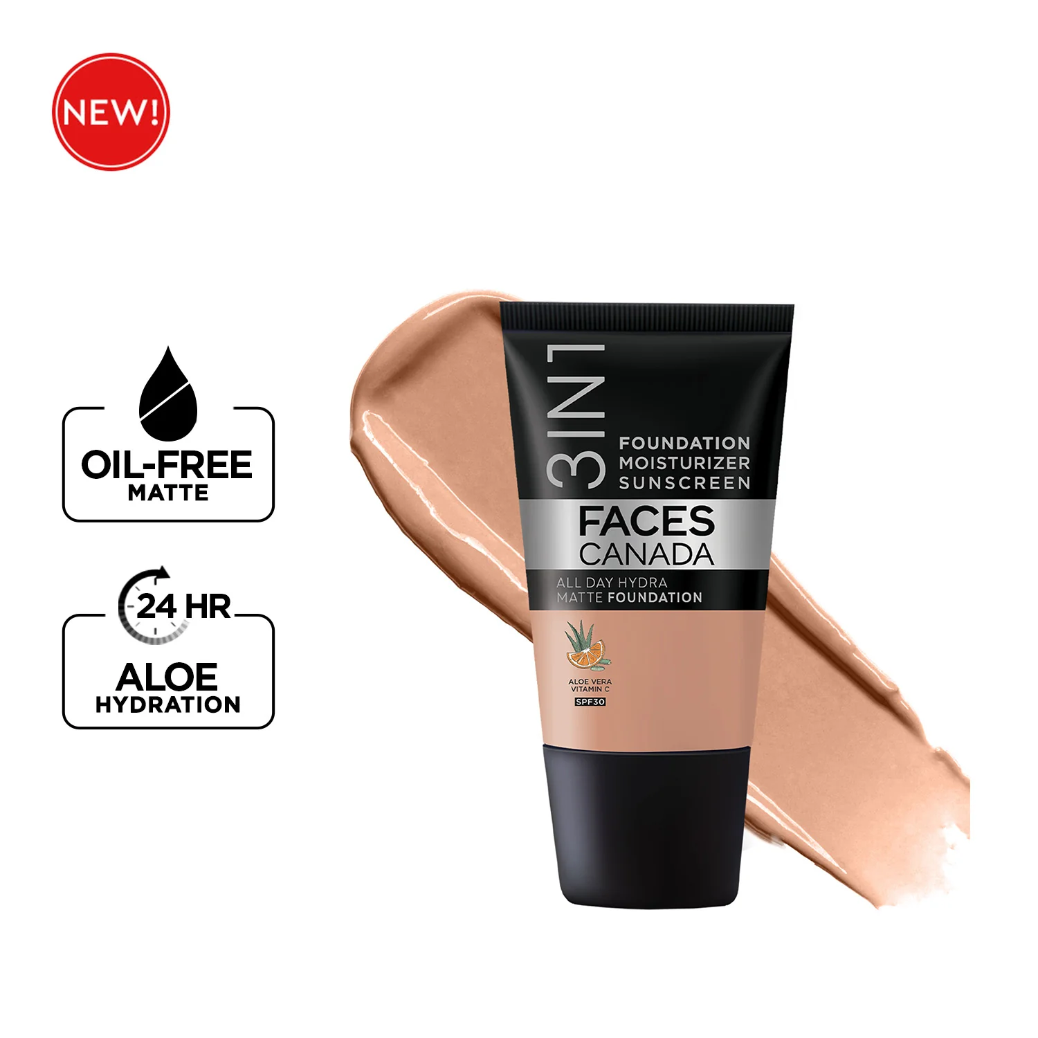 3 in 1 All Day Hydra Matte Mini Foundation - Image 5