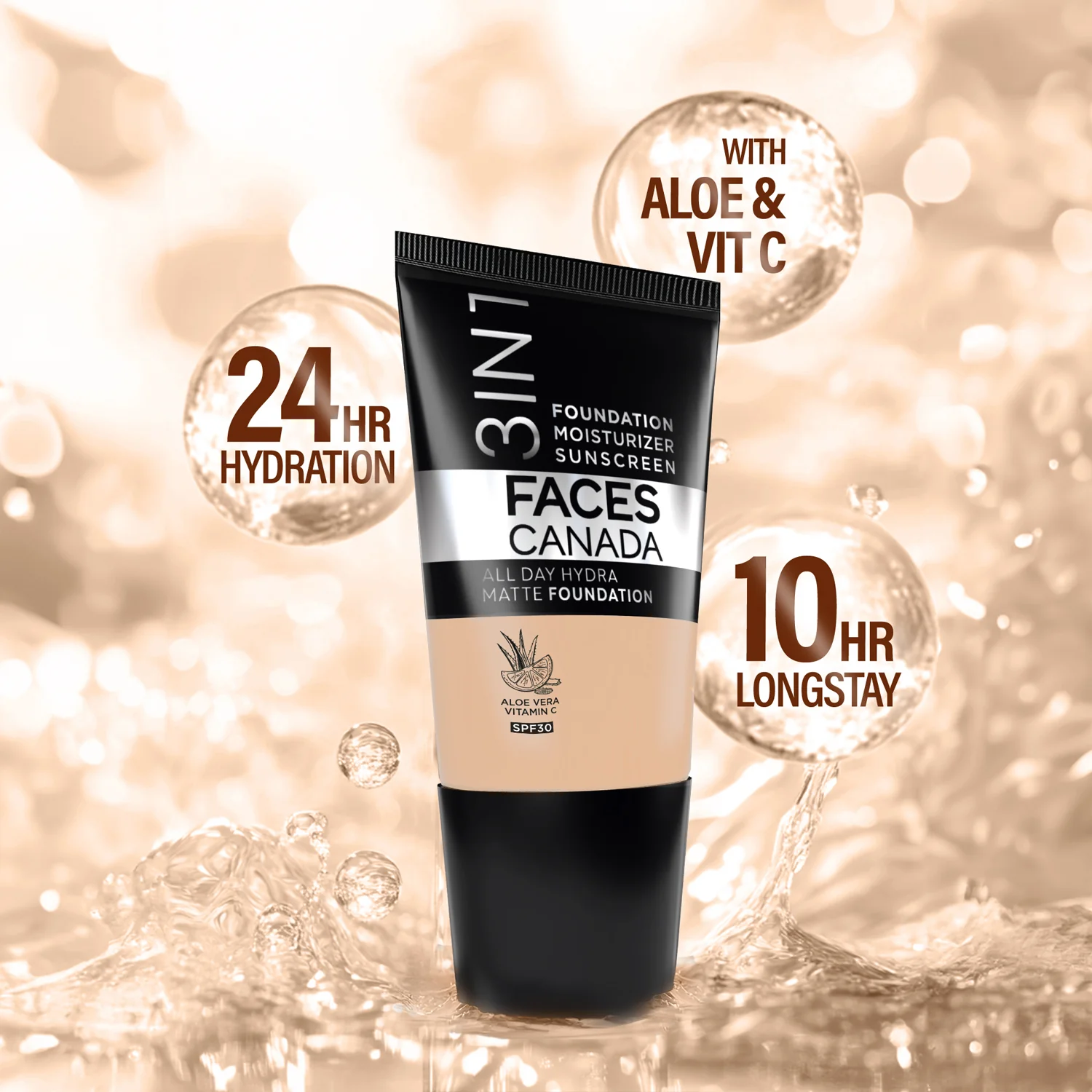 3 in 1 All Day Hydra Matte Mini Foundation - Image 9
