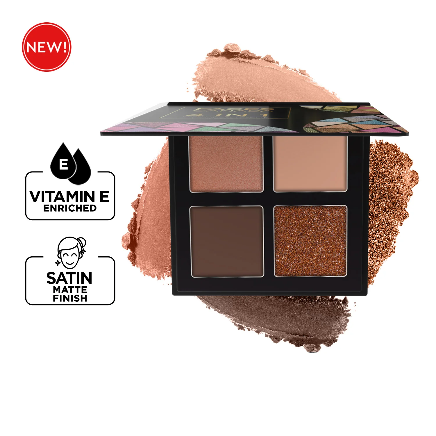 4 in 1 Eyeshadow Palette - Image 3