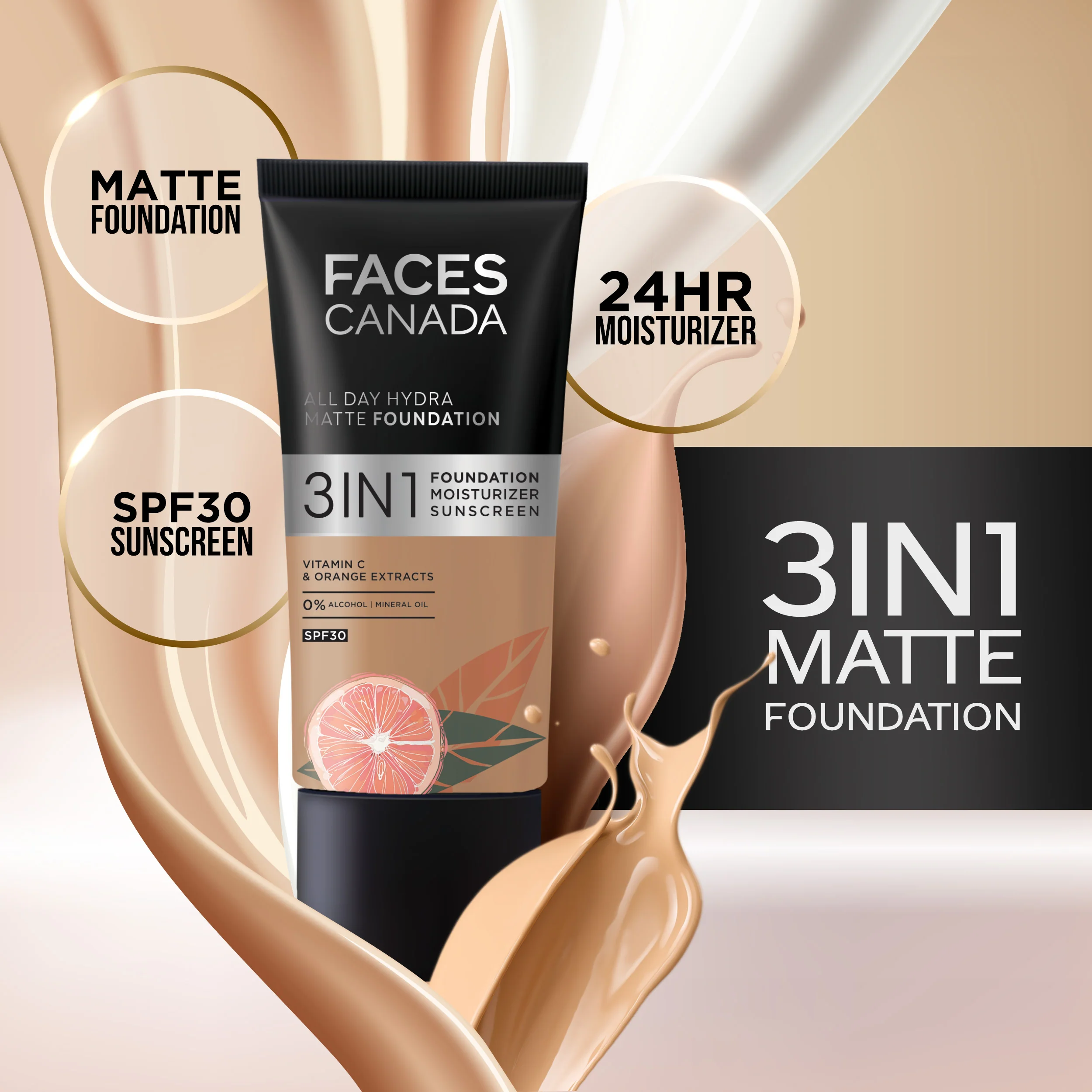 Best 3 in 1 Foundation | All In One Foundation with SPF 30 - Image 37
