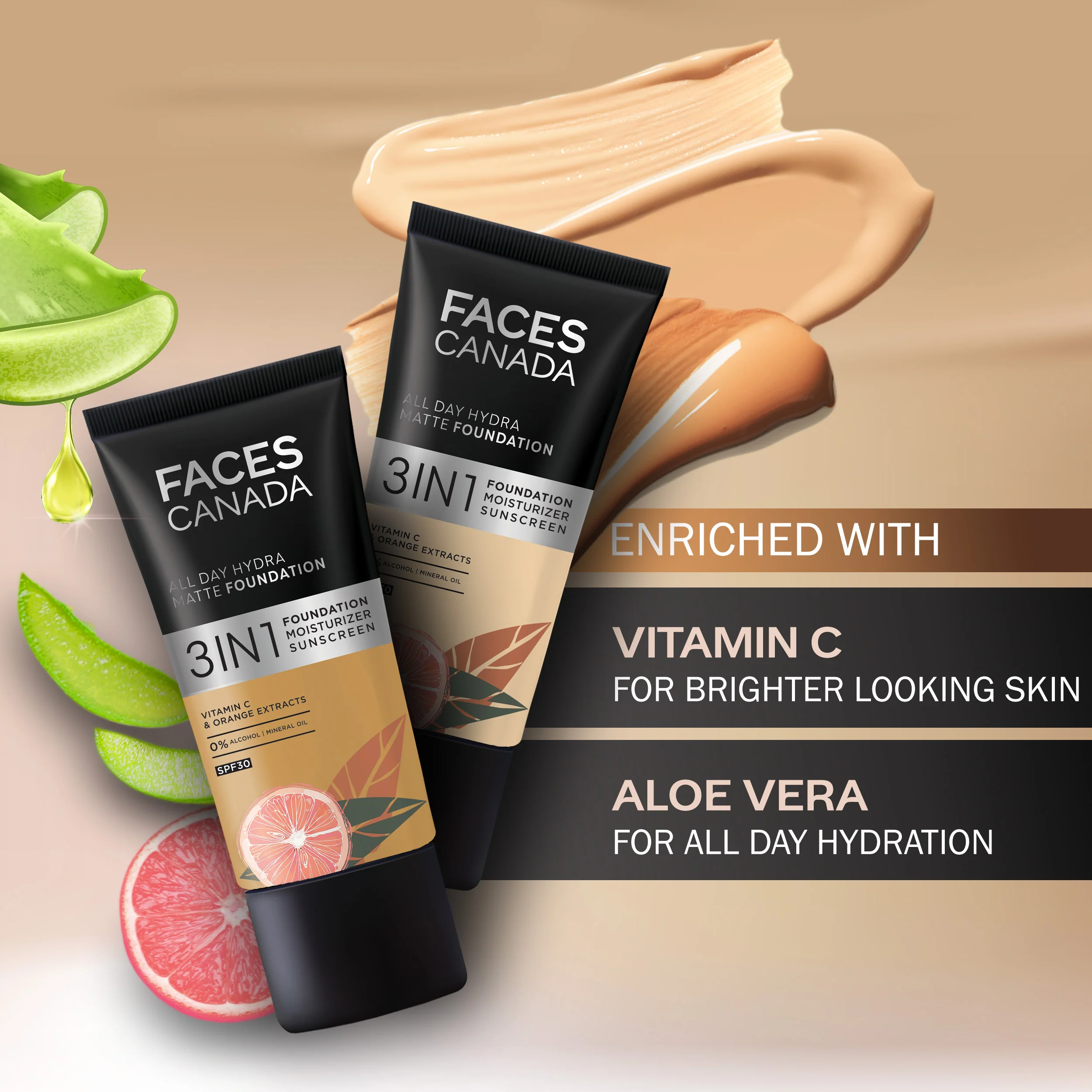 Best 3 in 1 Foundation | All In One Foundation with SPF 30 - Image 40