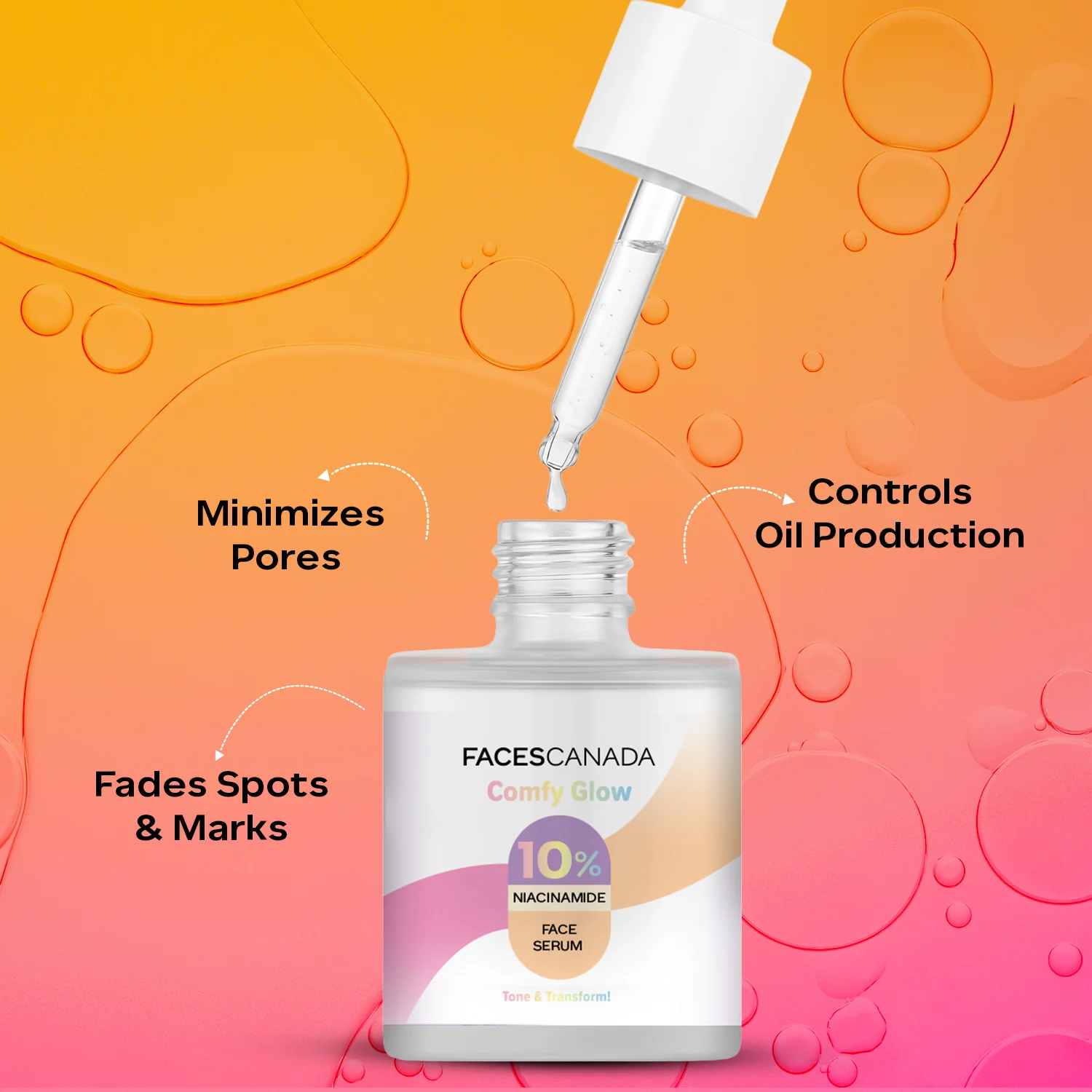 Comfy Glow 10% Niacinamide Face Serum 15ml - Image 2