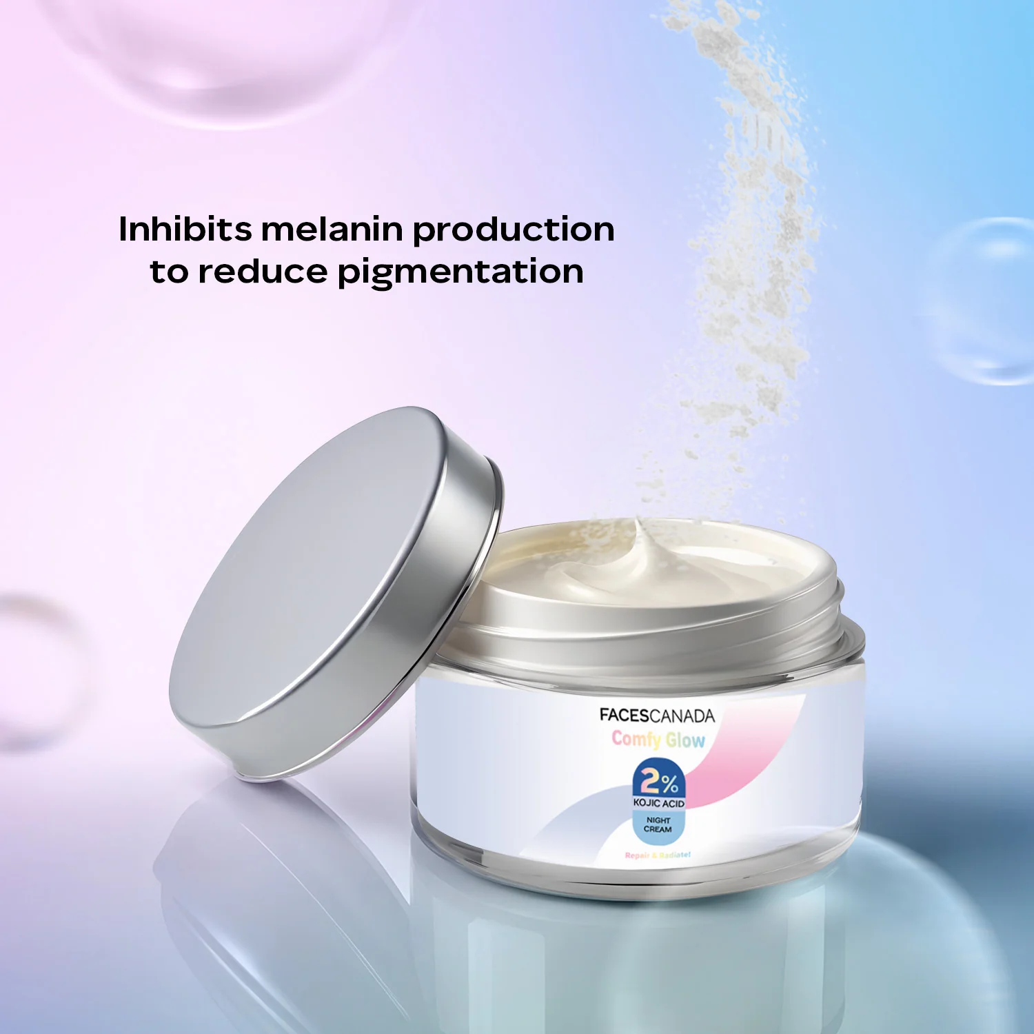 Comfy Glow 2% Kojic Acid Night Cream 25gm - Image 3