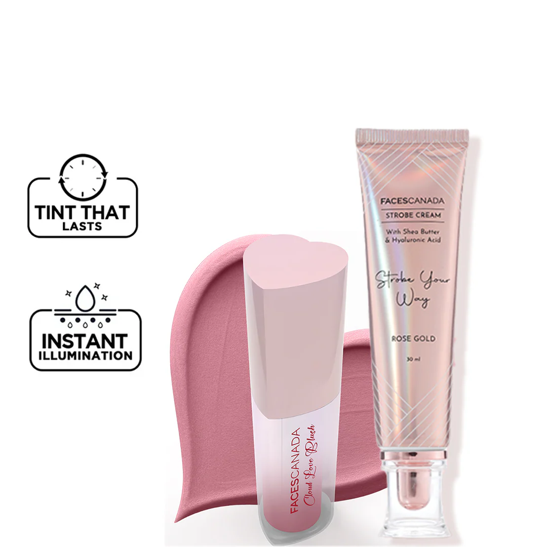 Glow Up Combo | Strobe Cream Rose Gold & Liquid Blush - Image 11