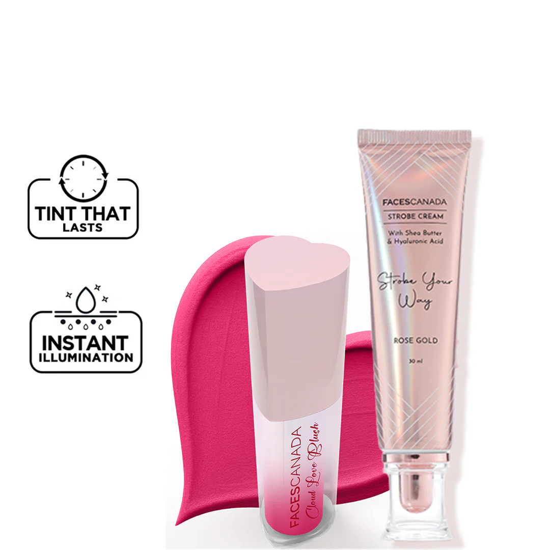 Glow Up Combo | Strobe Cream Rose Gold & Liquid Blush - Image 6