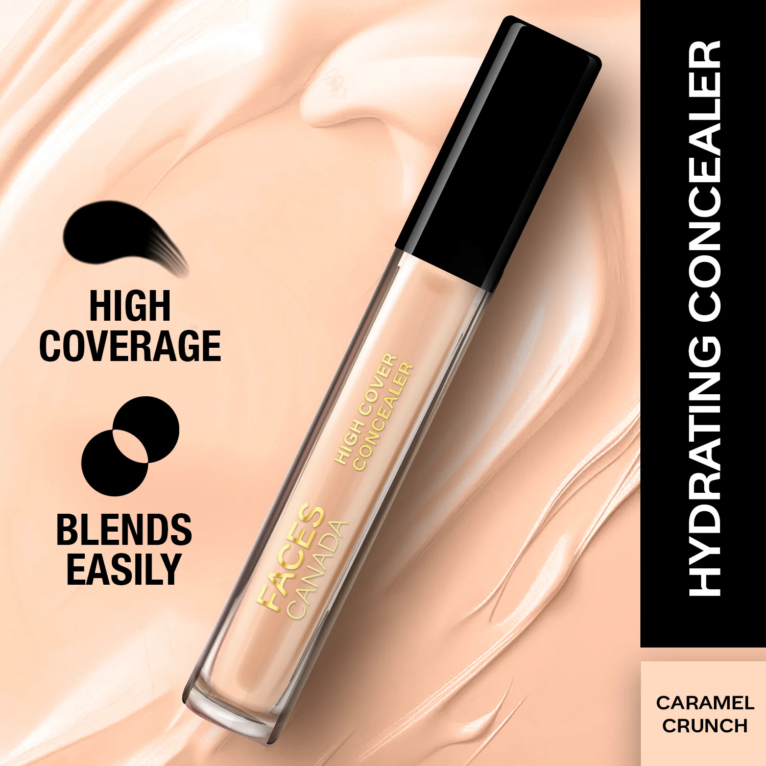 High Coverage Concealer - Full Coverage Liquid Formula for Flawless Skin - Image 11
