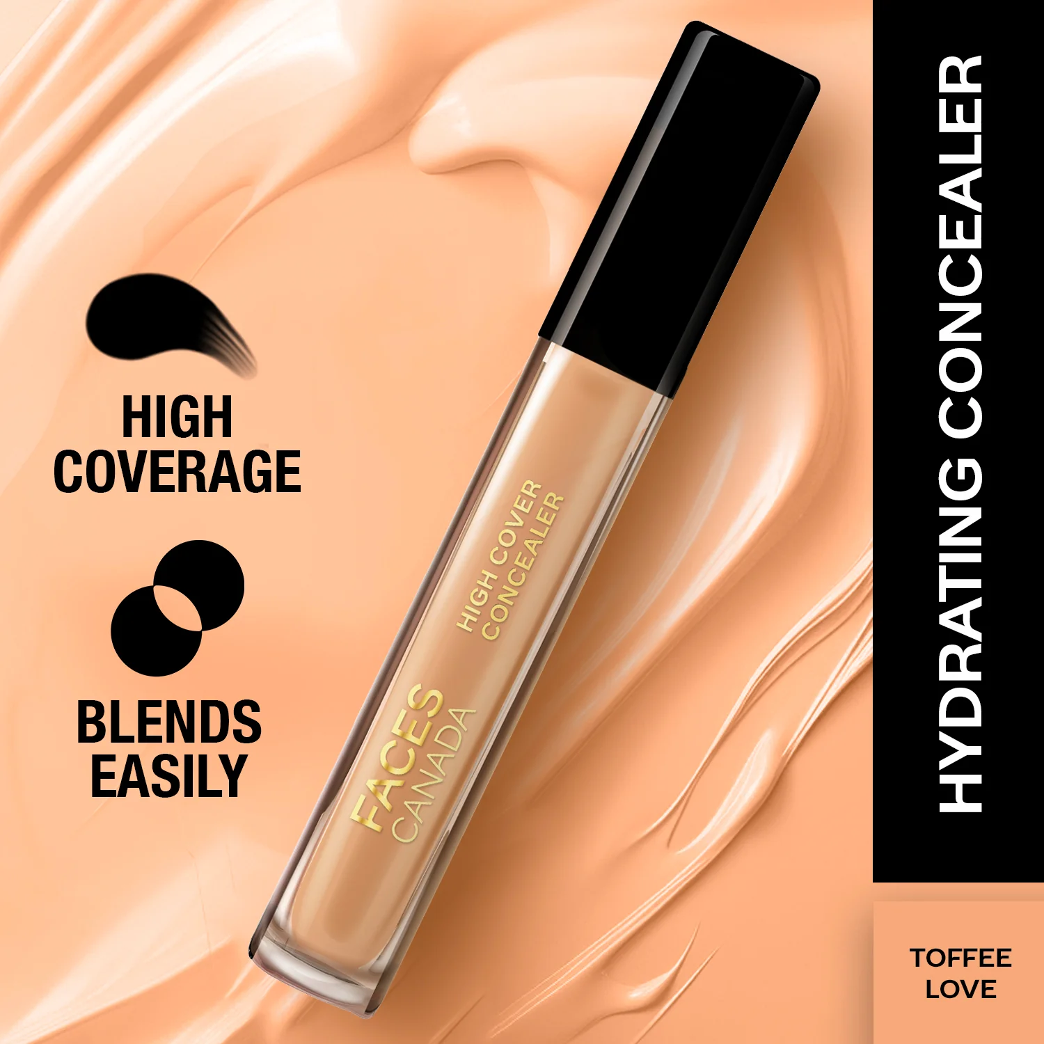 High Coverage Concealer - Full Coverage Liquid Formula for Flawless Skin - Image 19