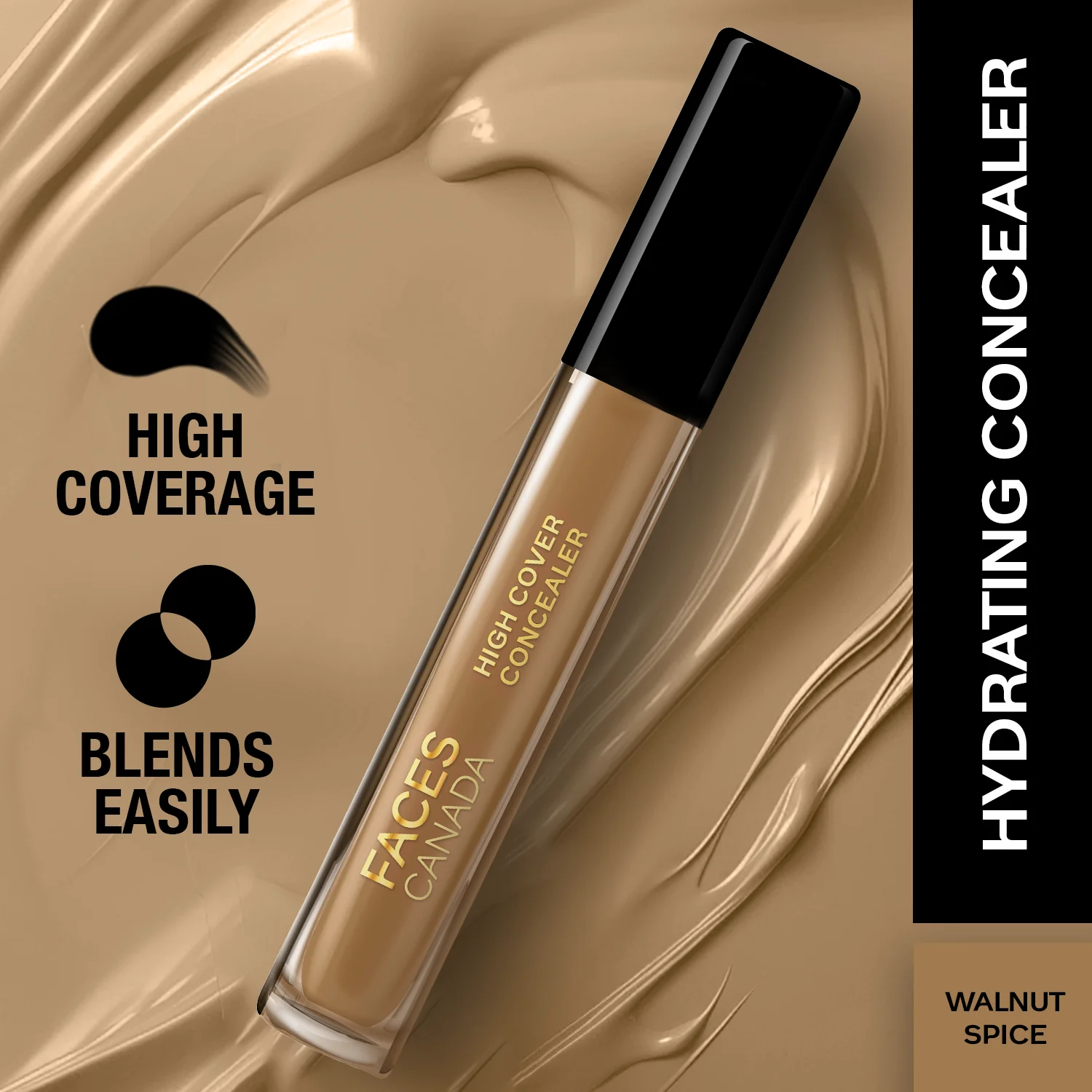 High Coverage Concealer - Full Coverage Liquid Formula for Flawless Skin - Image 25