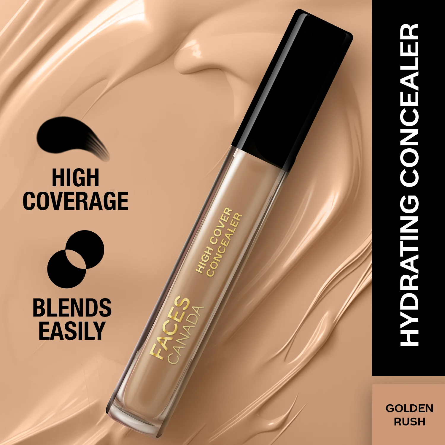 High Coverage Concealer - Full Coverage Liquid Formula for Flawless Skin - Image 31