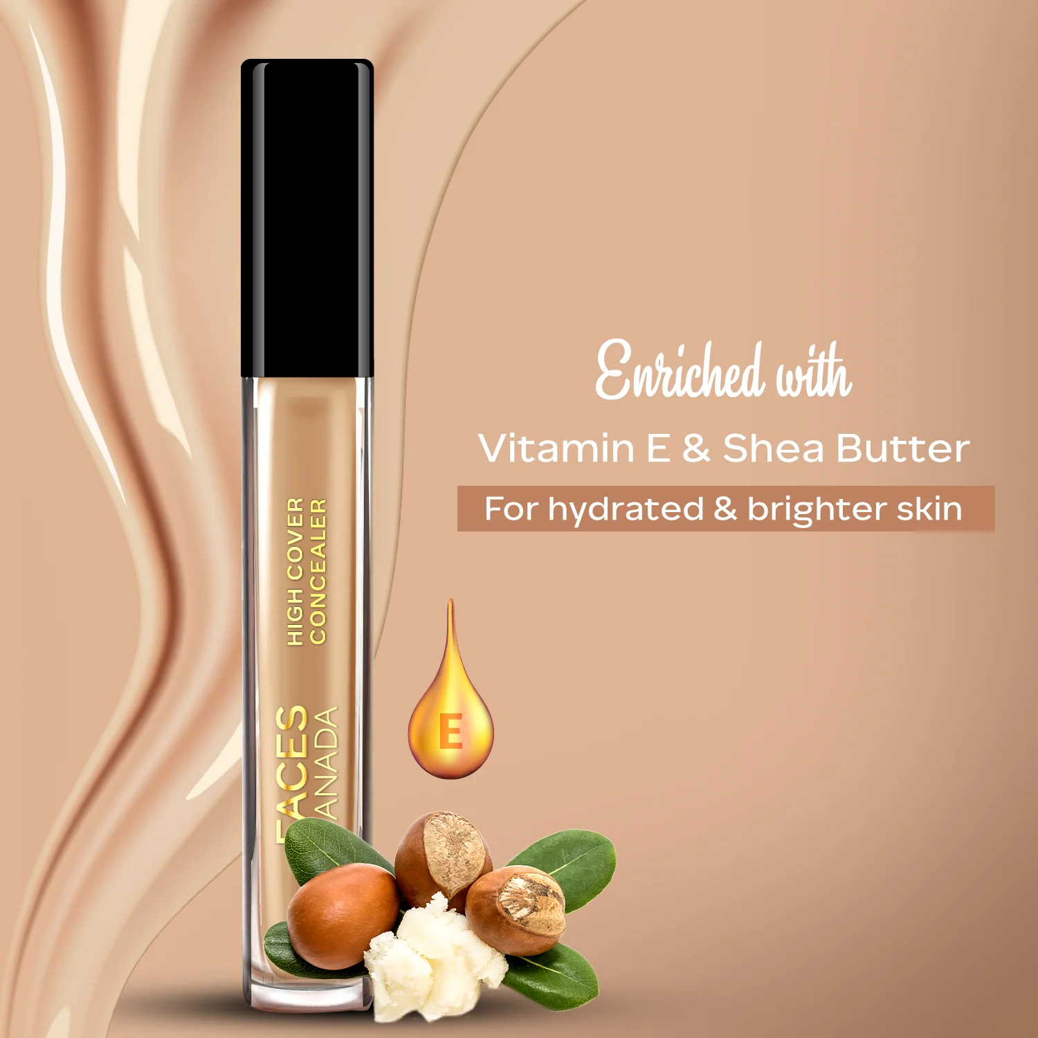 High Coverage Concealer - Full Coverage Liquid Formula for Flawless Skin - Image 4