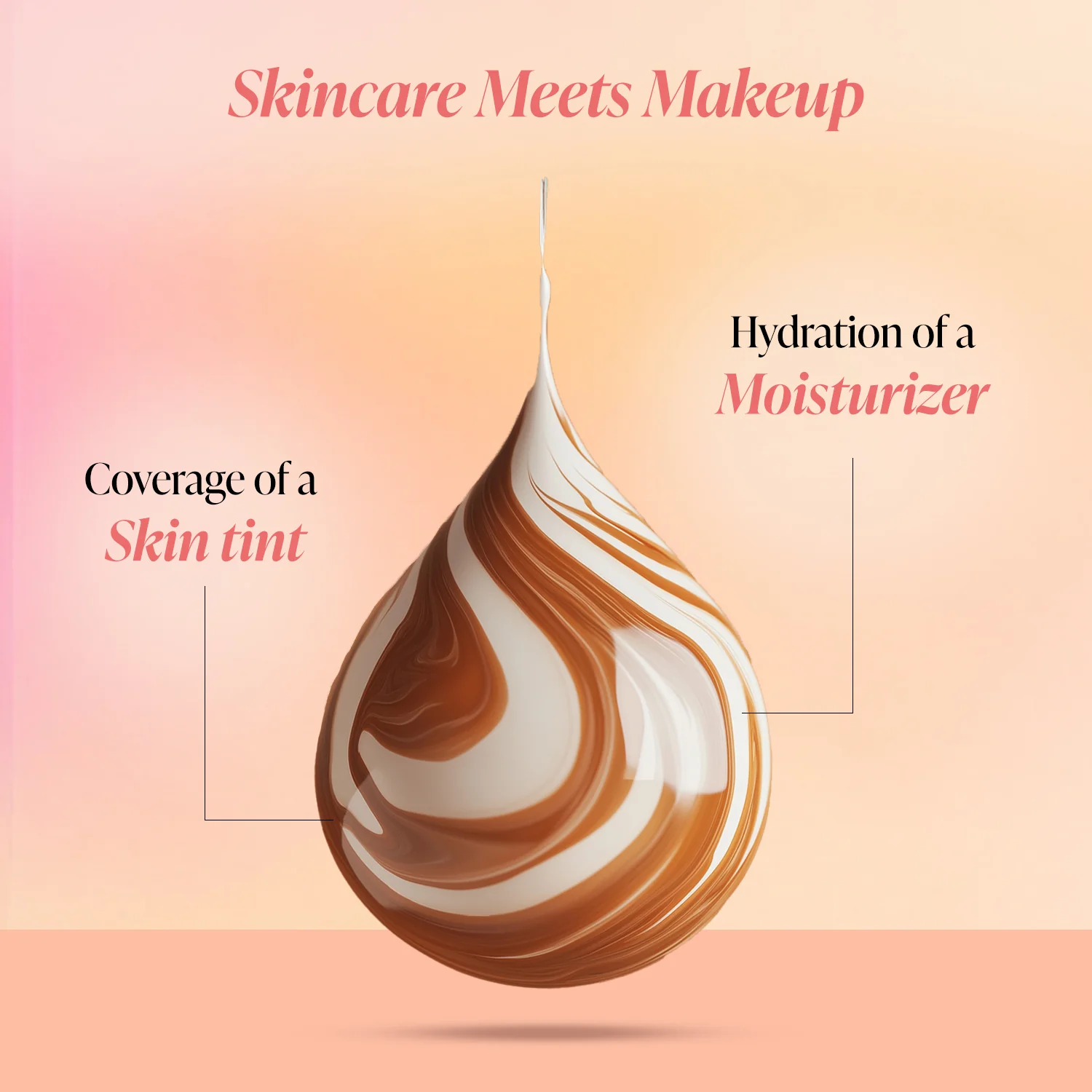 Peaches N Cream Tinted Moisturizer - Lightweight Tinted Face Moisturizer with Natural Glow - Image 6