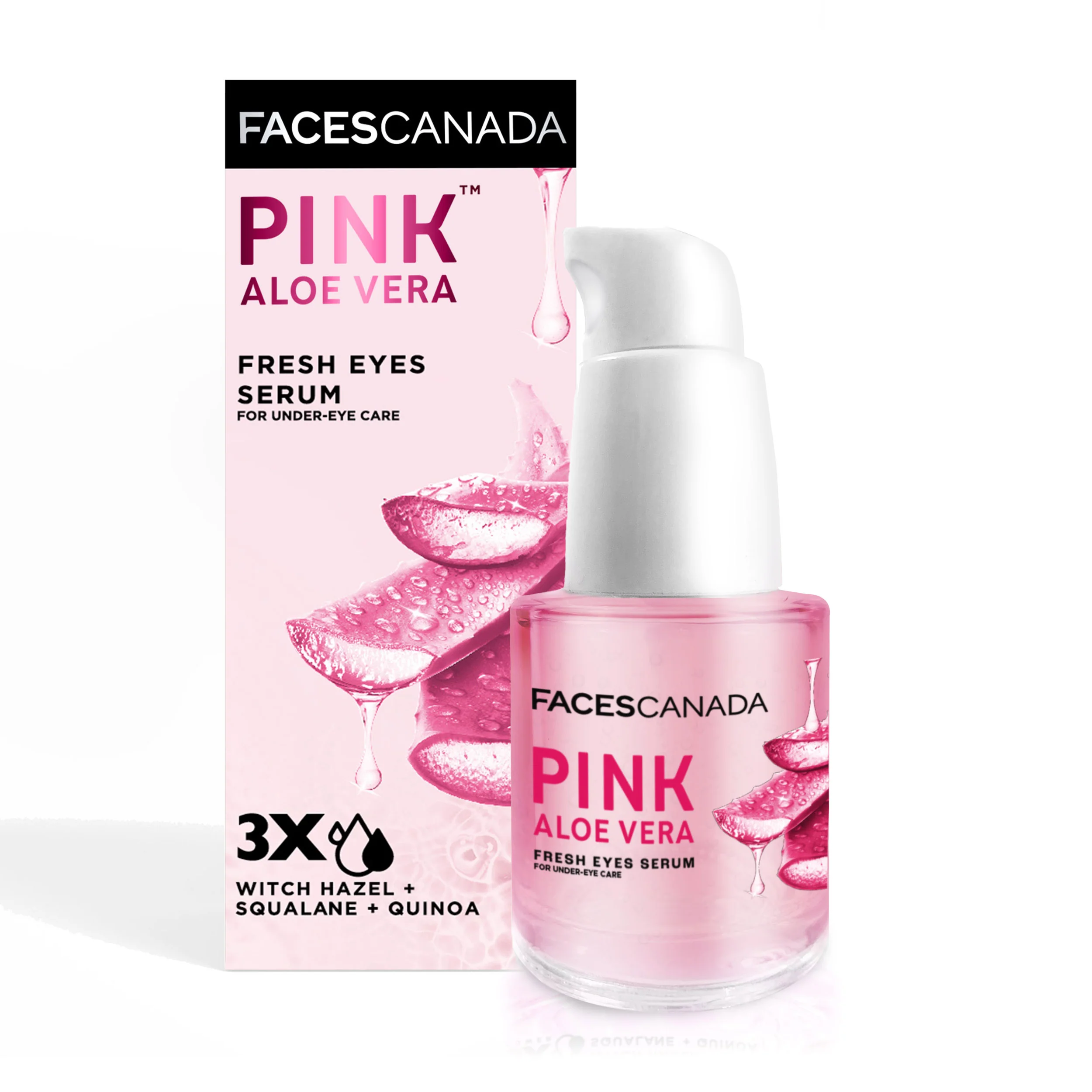 Pink Aloe Vera Fresh Eyes Serum - Image 9