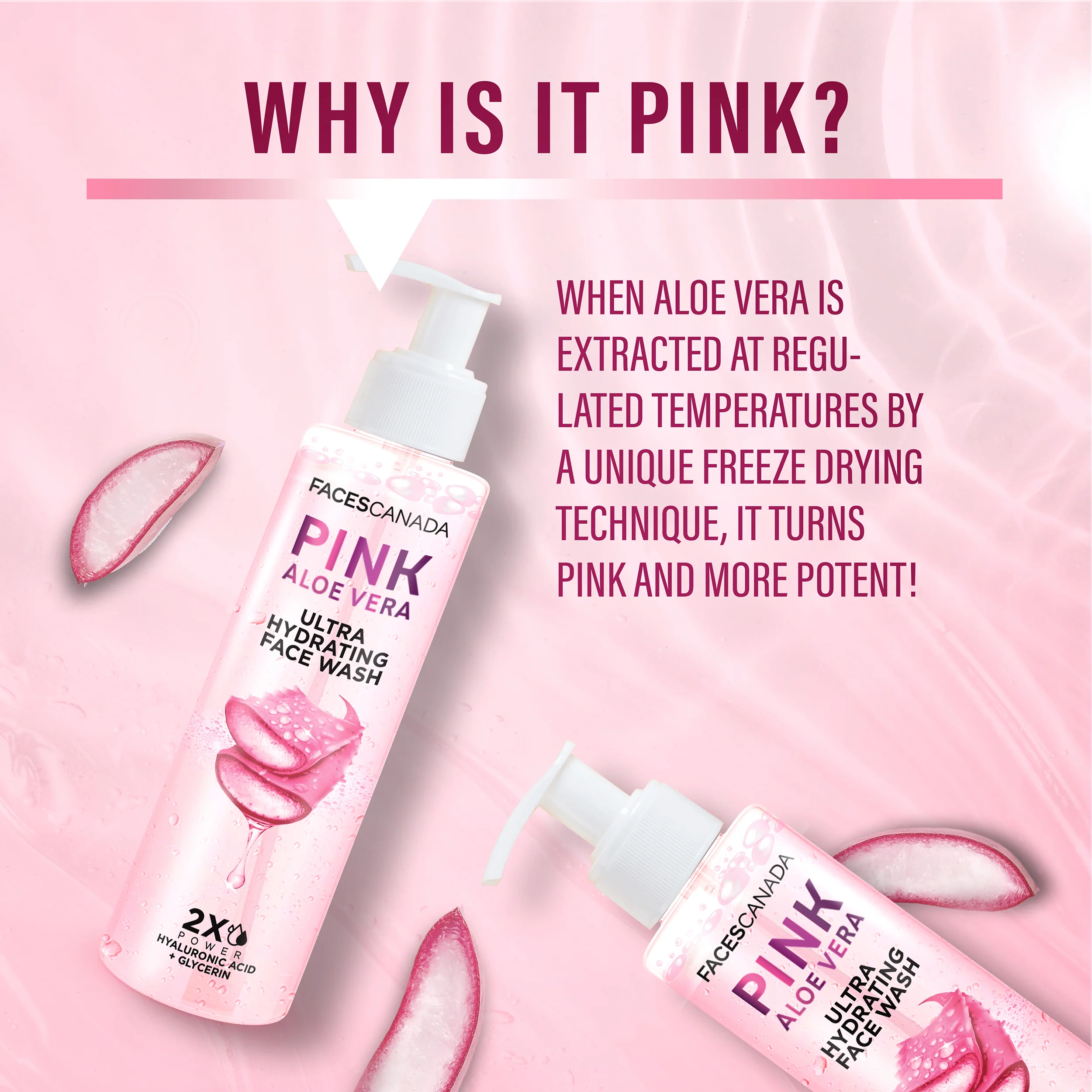 Pink Aloe Vera Ultra Hydrating Face Wash - Image 2