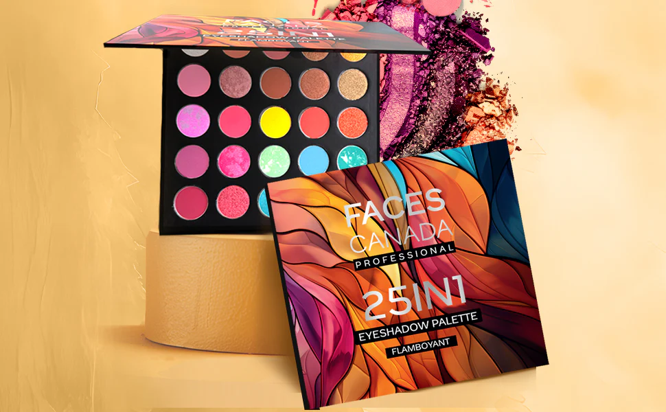 Professional 25-in-1 Eyeshadow Palette Flamboyant - Image 6