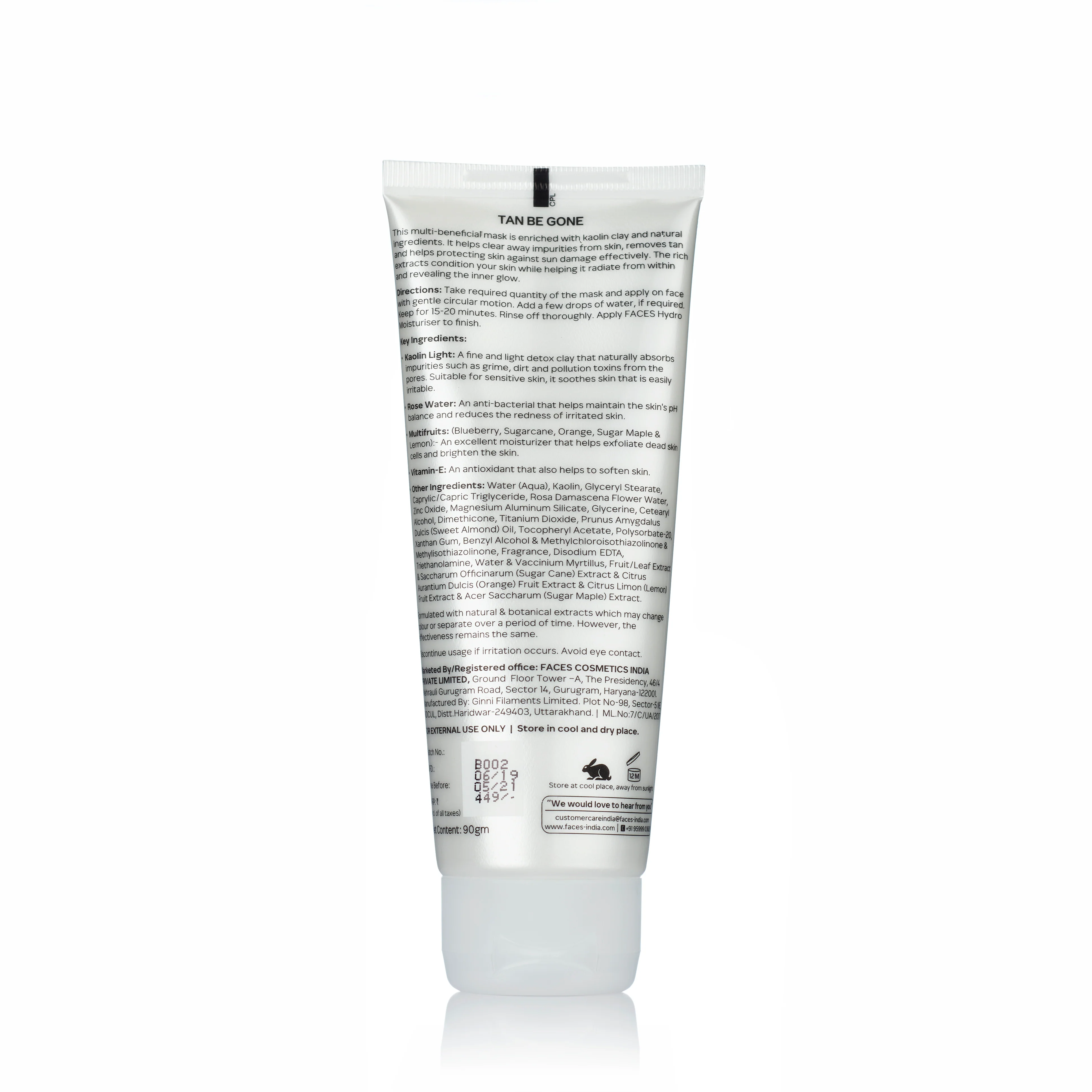 Tan Be Gone! De Tan Skin Brightening Clay Mask - Image 4