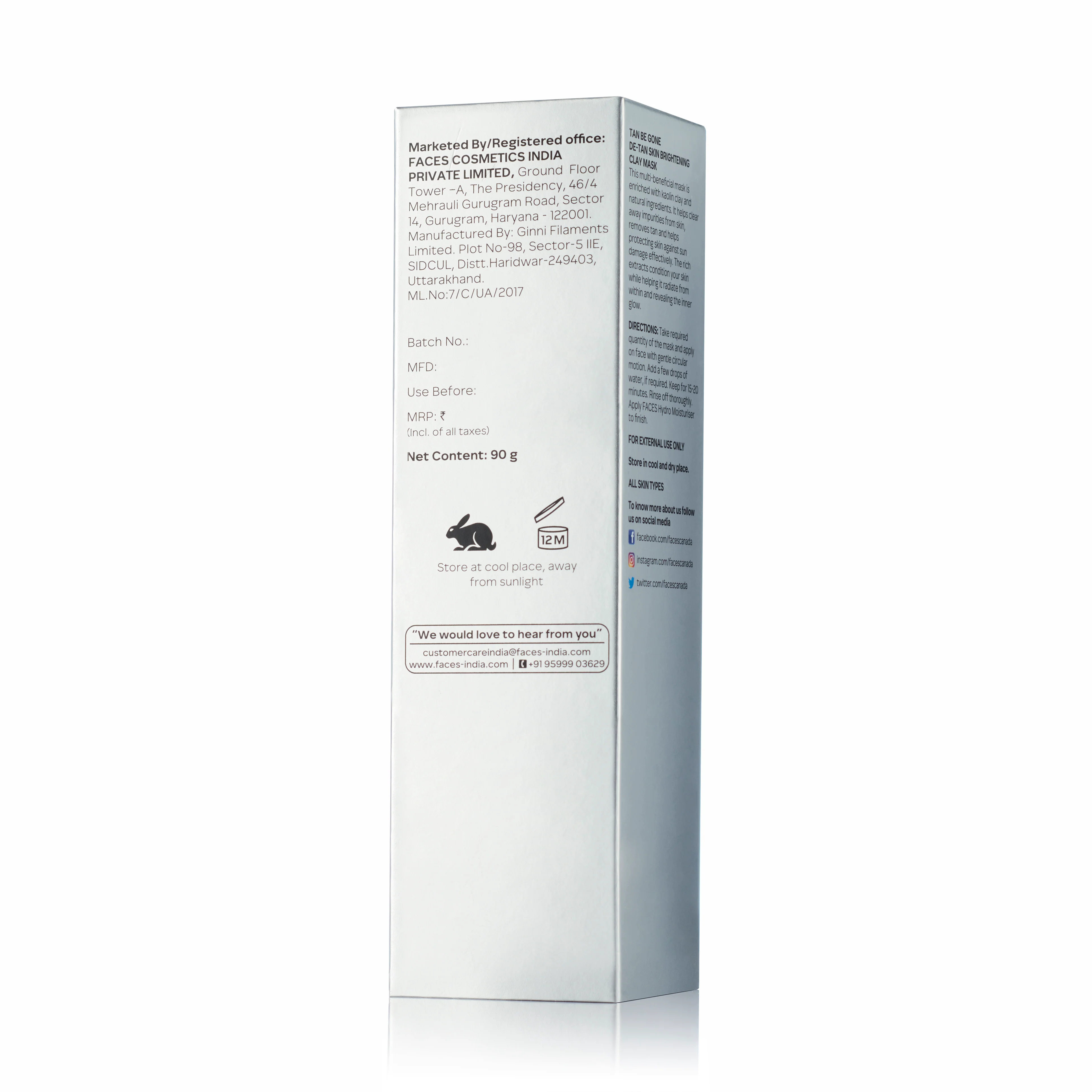 Tan Be Gone! De Tan Skin Brightening Clay Mask - Image 6