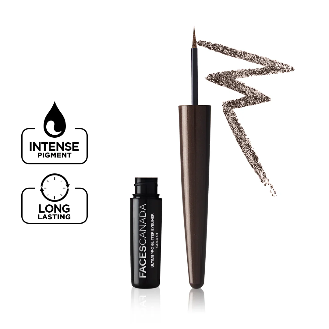 Ultime Pro Glitter Eyeliner Gold - Image 10