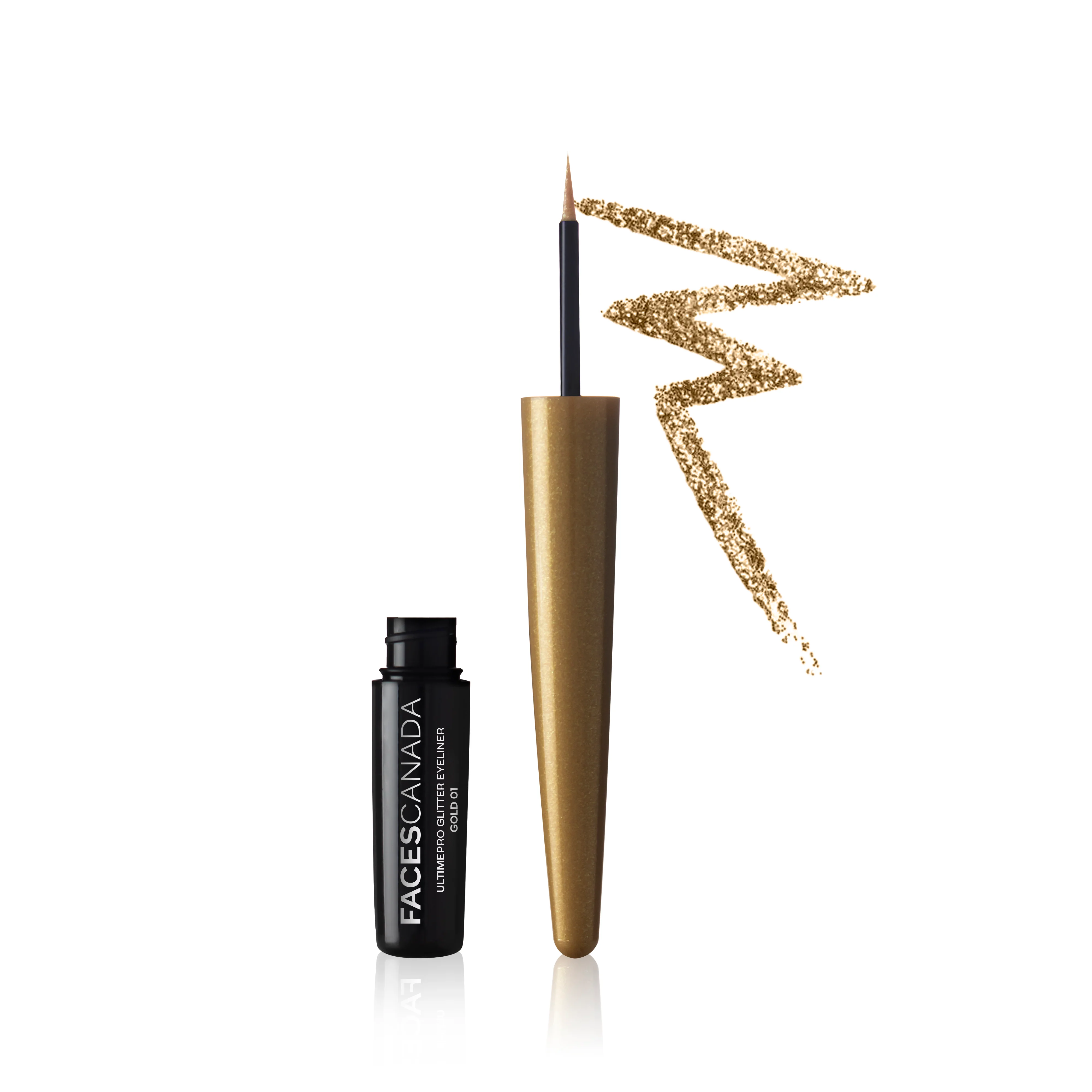 Ultime Pro Glitter Eyeliner Gold - Image 4