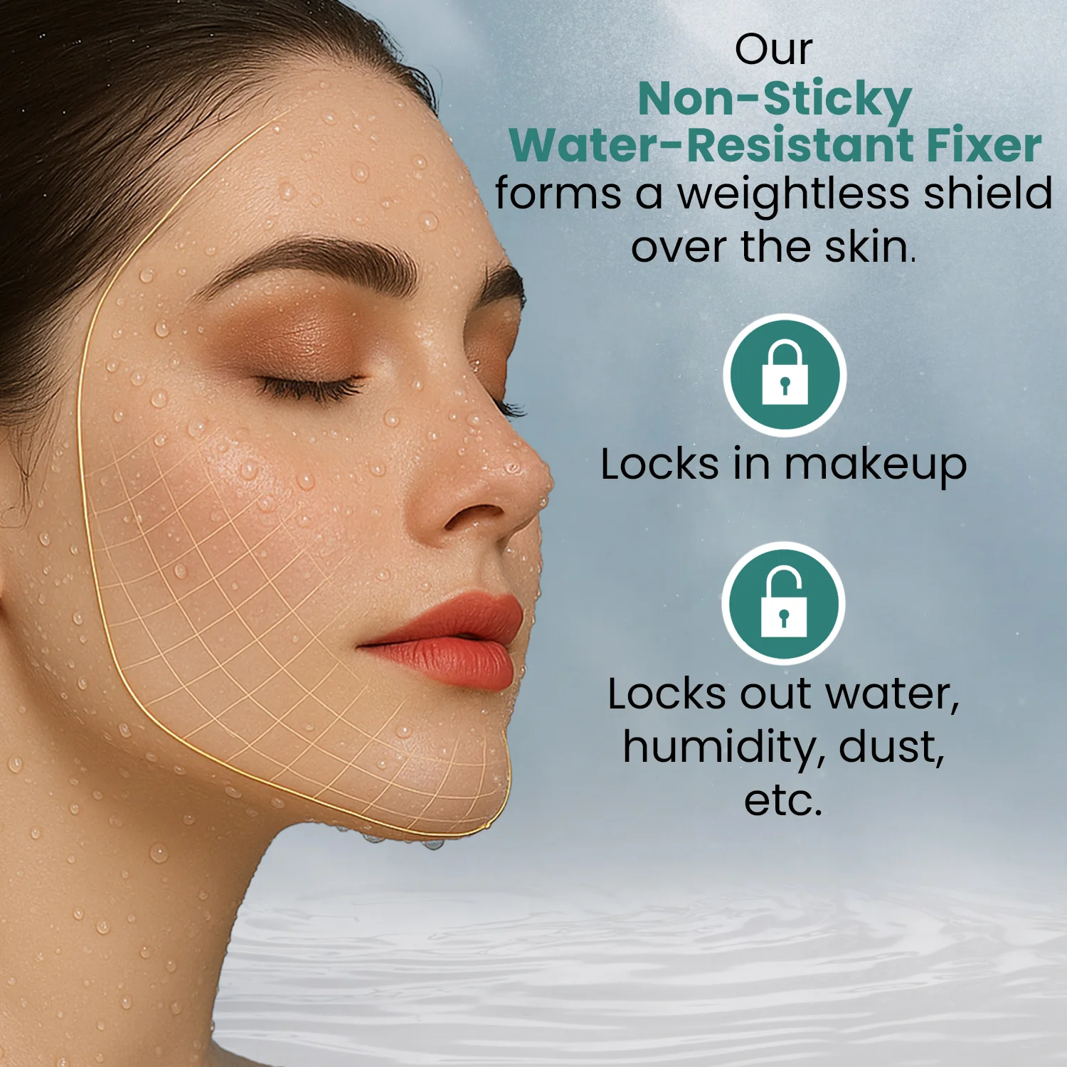 Ultime Pro Shimmer Makeup Fixer Spray - Image 4
