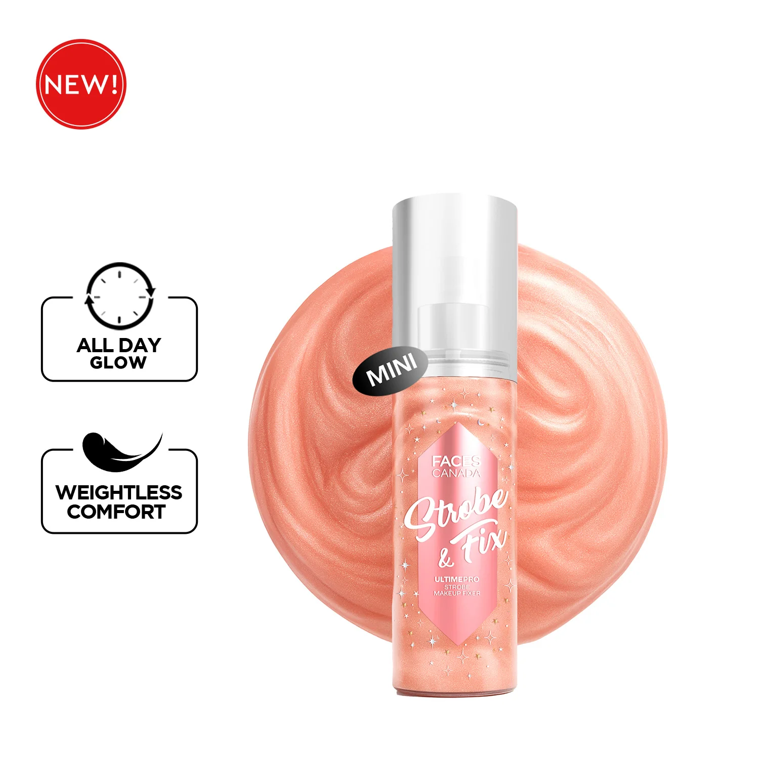 Ultime Pro Strobe Makeup Fixer Rose Gold Mini