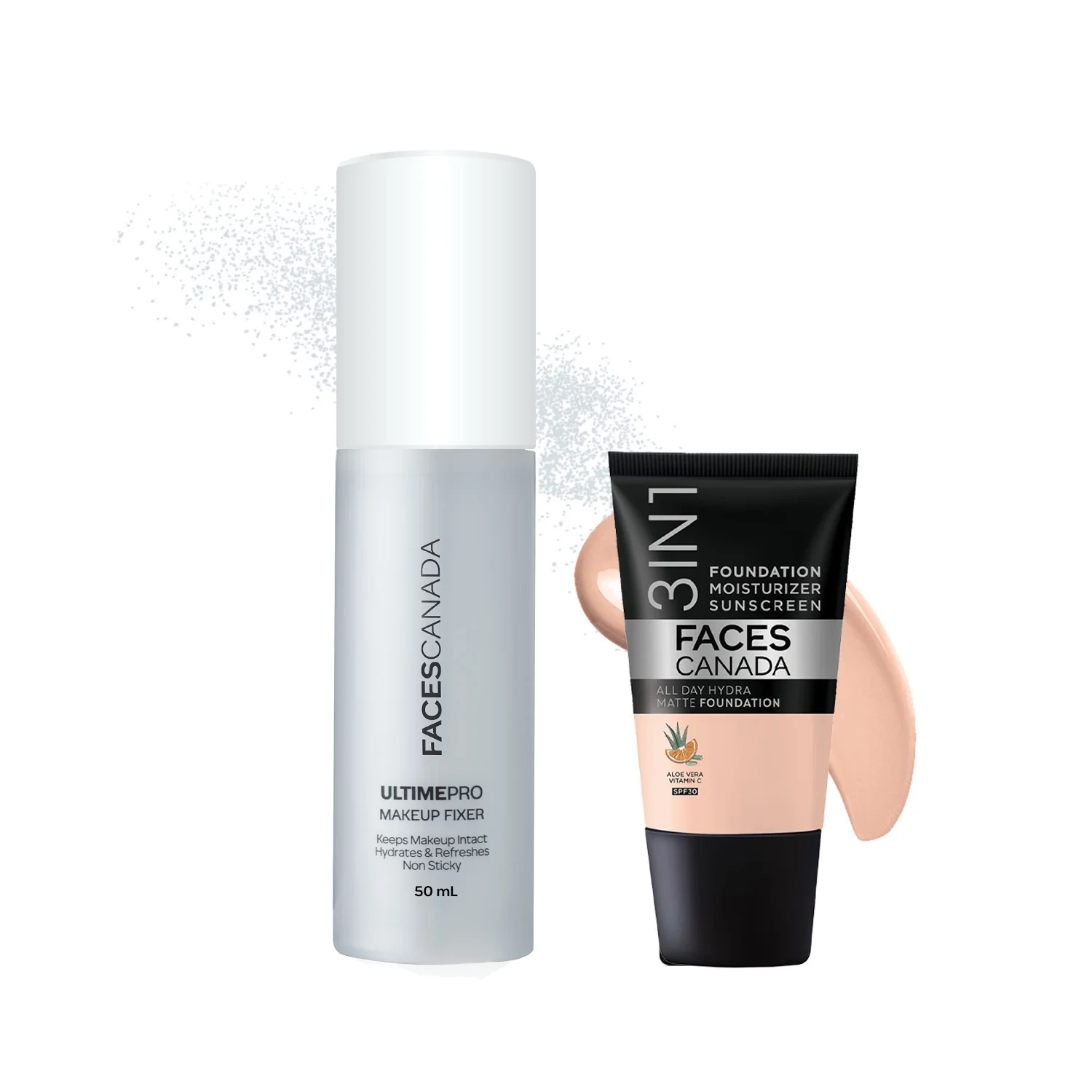 Waterproof Fix & Finish Makeup Kit 1 | Makeup Fixer (50ml) + Hydra Matte Foundation (Mini) - Rose Ivory (18ml) - Image 8